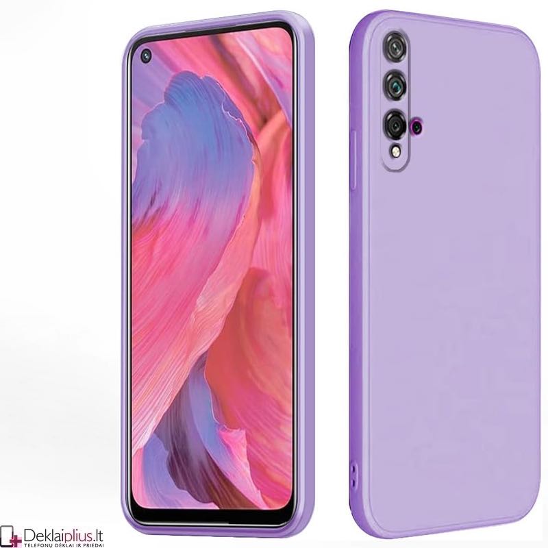 Liquid Air silikoninis violetinis dėklas - su kameros apsauga (Huawei Honor 20/Nova 5T) Liquid Air silikoninis violetinis dėklas - su kameros apsauga (Huawei Honor 20/Nova 5T)